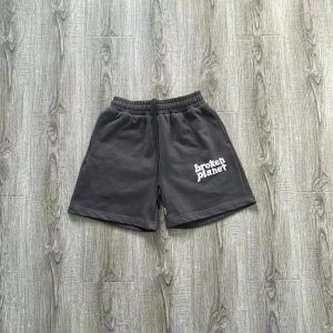 Logo Shorts Broken Planet – Gray, L