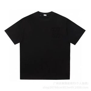 Loewe Logo T-Shirt Black Embossed – Option BECB8D6D, L