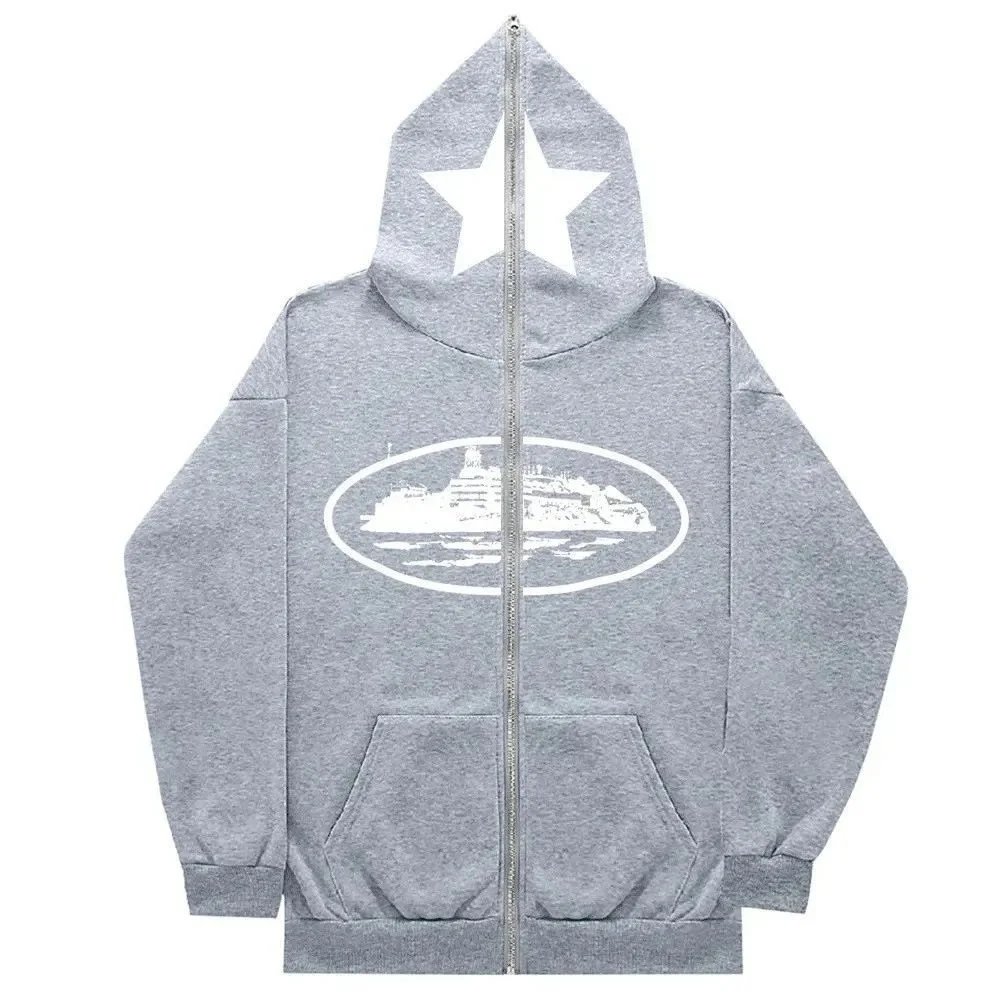 New American Fashion Zipper Sweatshirt Coat -SQ002 - Image 25