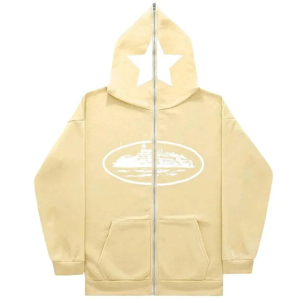 New American Fashion Zipper Sweatshirt Coat -SQ002 - Image 3