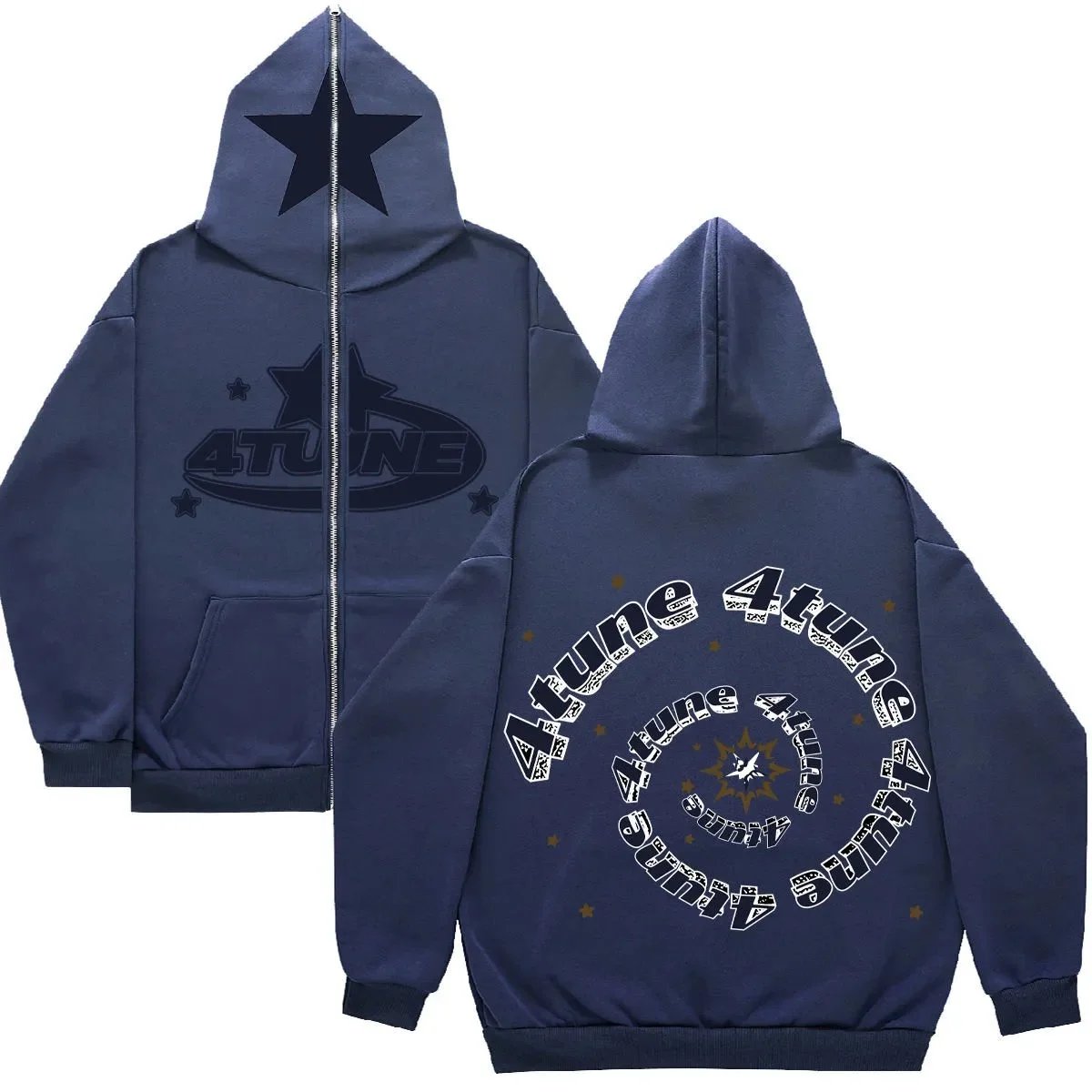 New American Fashion Zipper Sweatshirt Coat -SQ002 - Image 14