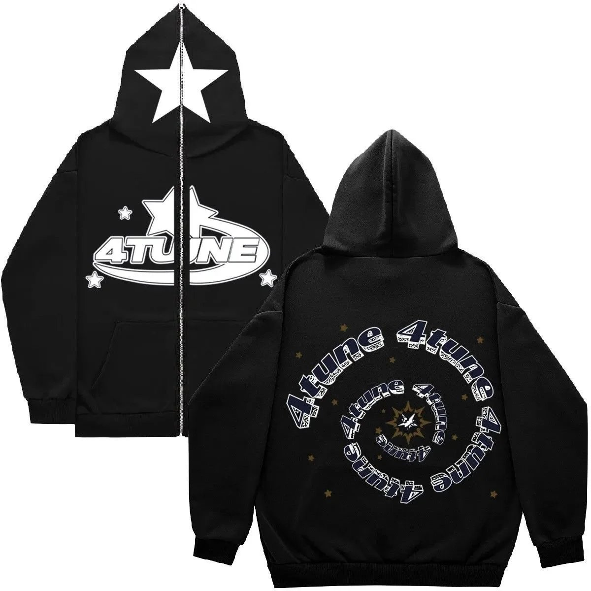 New American Fashion Zipper Sweatshirt Coat -SQ002 - Image 39