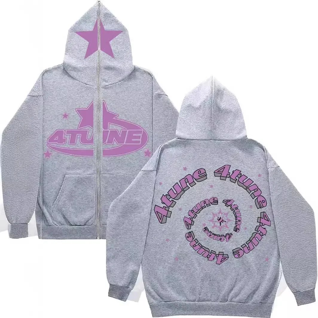 New American Fashion Zipper Sweatshirt Coat -SQ002 - Image 40