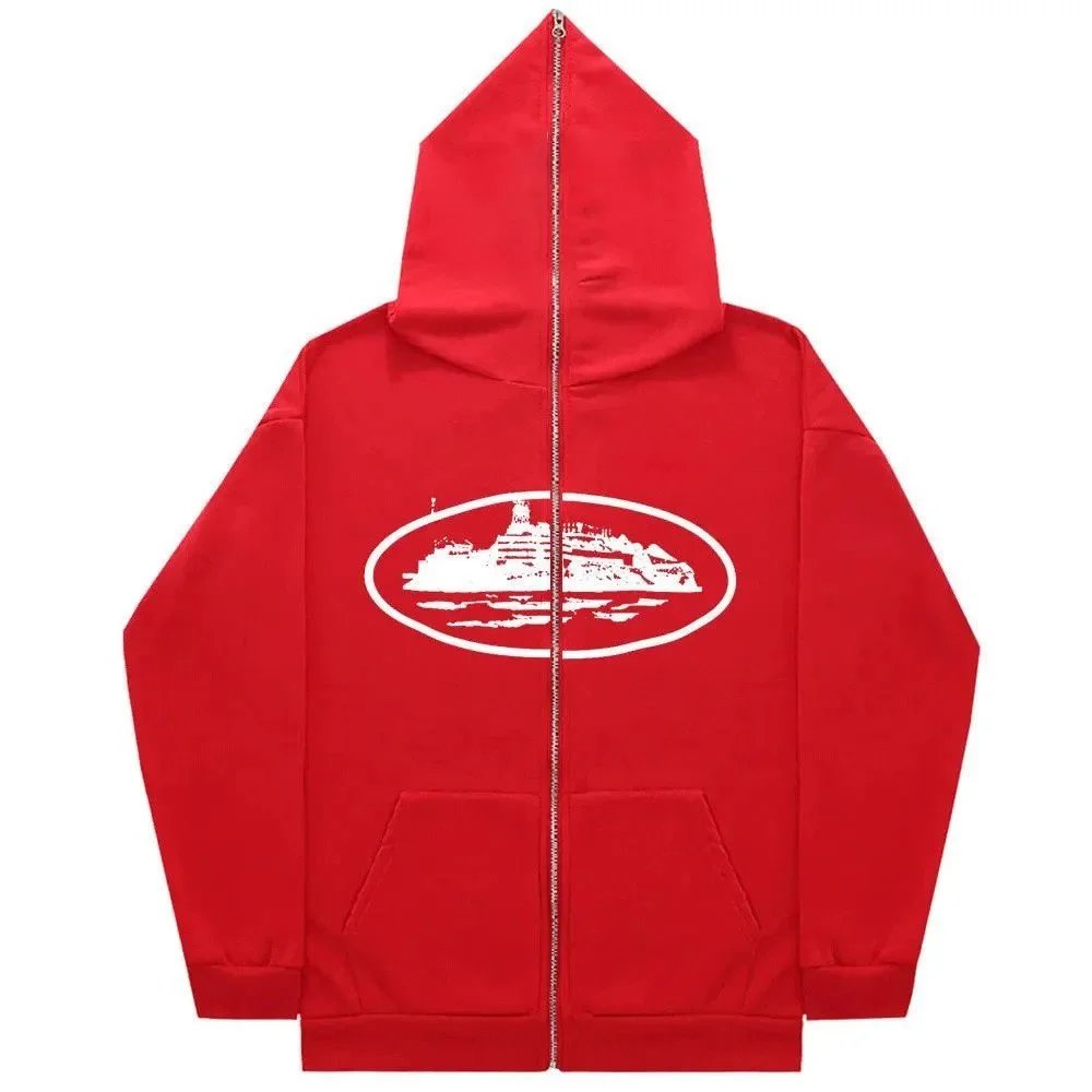 New American Fashion Zipper Sweatshirt Coat -SQ002 - Image 4