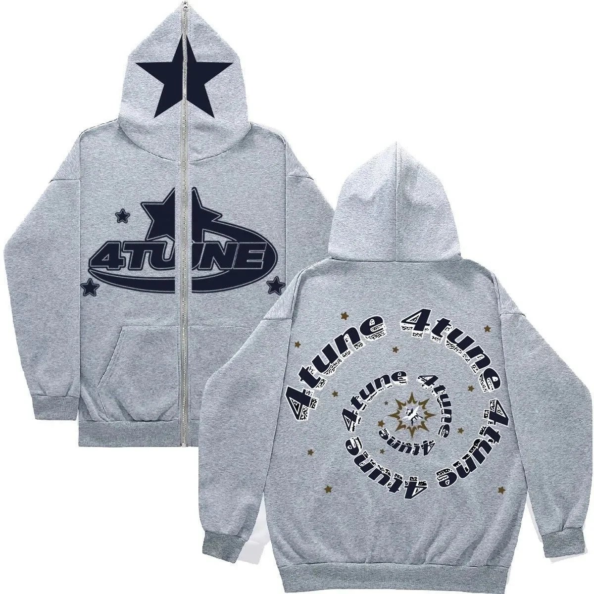 New American Fashion Zipper Sweatshirt Coat -SQ002 - Image 12