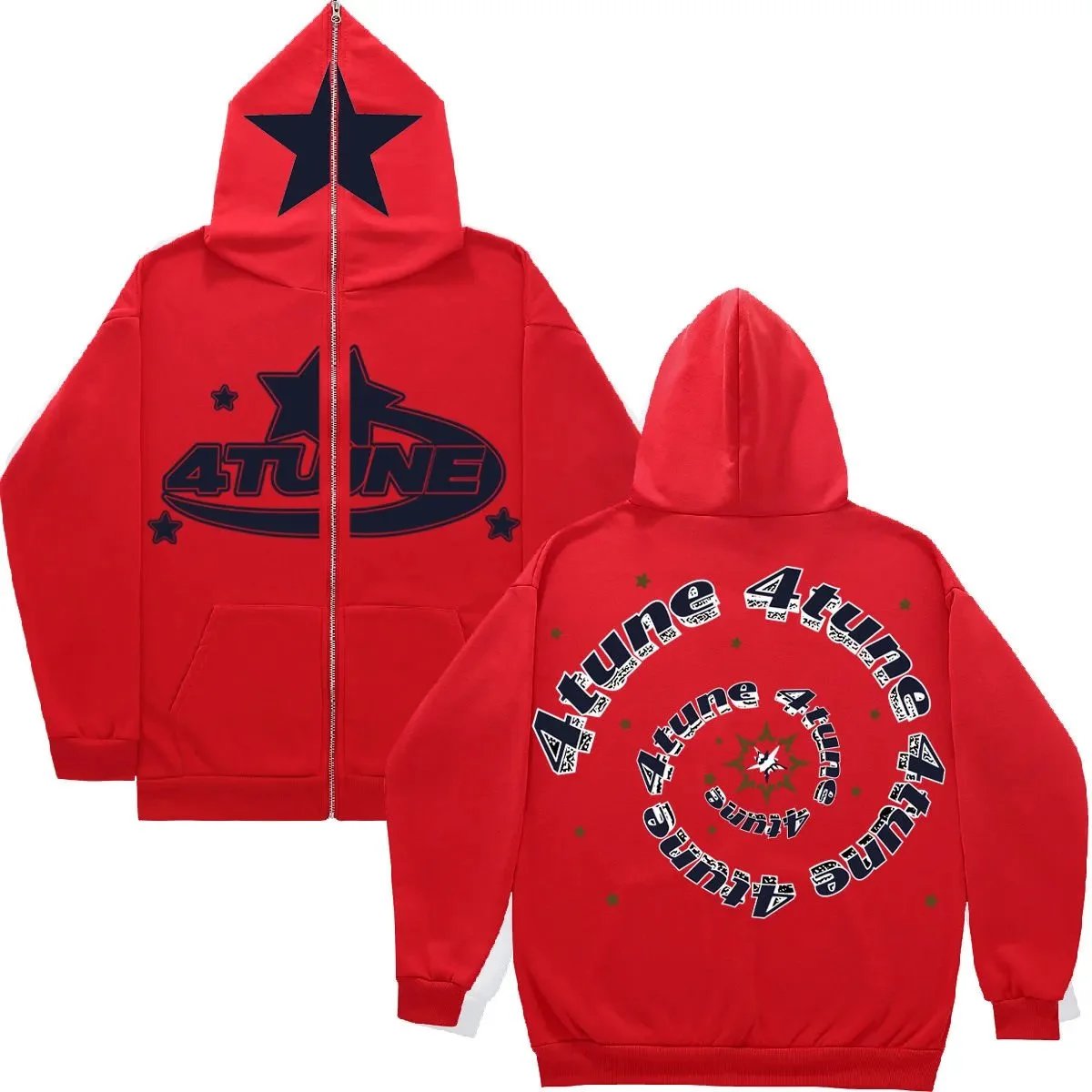 New American Fashion Zipper Sweatshirt Coat -SQ002 - Image 13