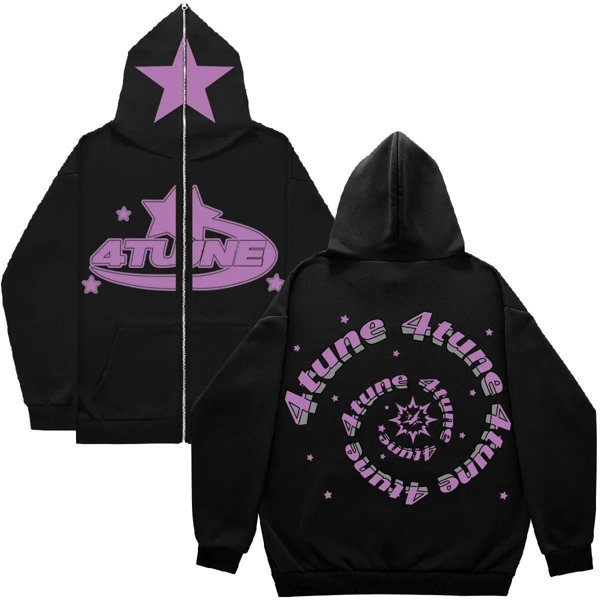 New American Fashion Zipper Sweatshirt Coat -SQ002 - Image 38