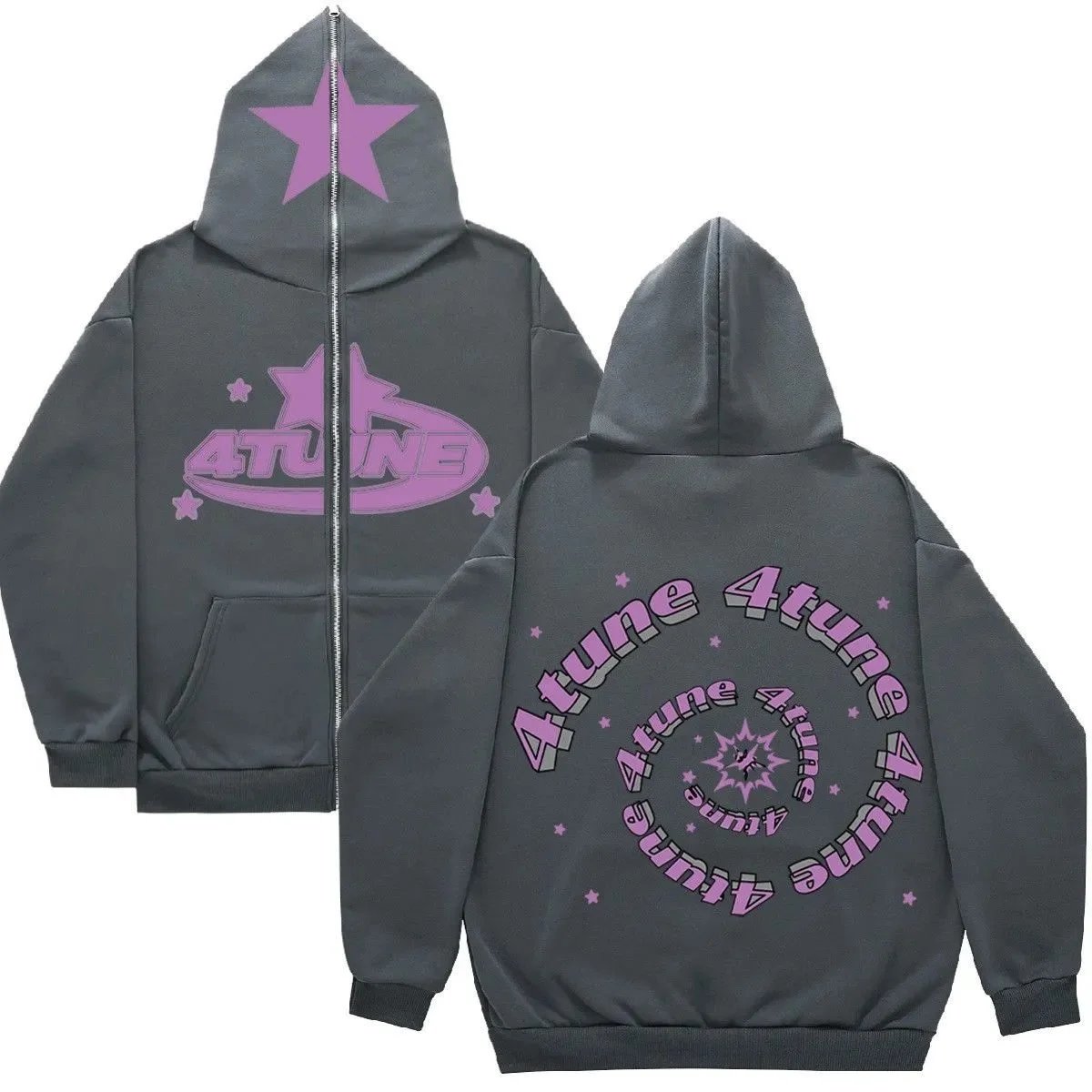New American Fashion Zipper Sweatshirt Coat -SQ002 - Image 42