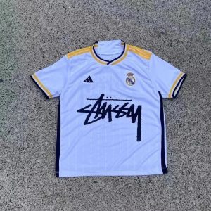 Adidas Real Madrid Home Jersey Stüssy Collaboration – 37White, L