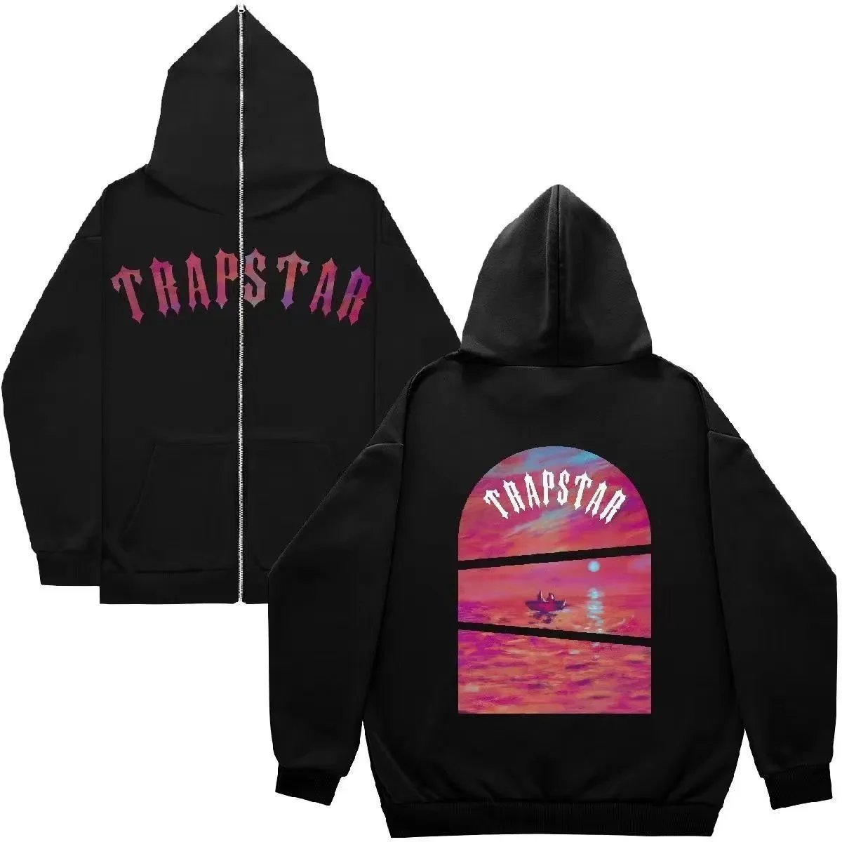 New American Fashion Zipper Sweatshirt Coat -SQ002 - Image 15