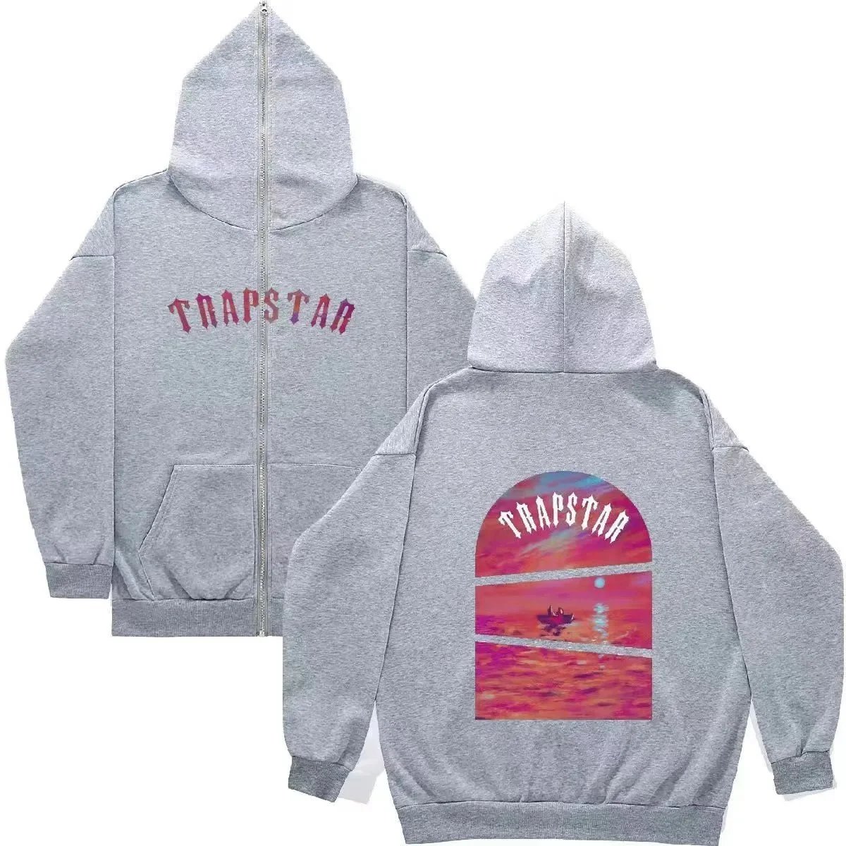 New American Fashion Zipper Sweatshirt Coat -SQ002 - Image 19