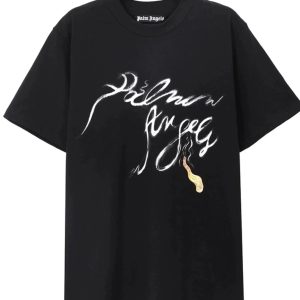 Palm Angels Graphic Tee Smoking Logo – 7, L