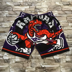 NBA Toronto Raptors Shorts Dinosaur Graphic – L