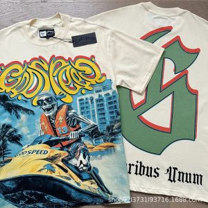 Godspeed Graphic Tee Skeleton Jet Ski Print – 3111, L