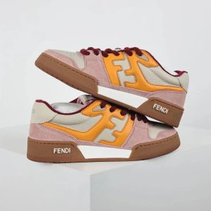 FENDI F-Logo Sneaker Multi-Color Suede – 17, 36