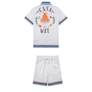 Casablanca Casa Way Set Orange Bowl Print – 3XL