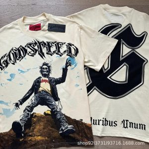 Godspeed Graphic Tee Skull Rider Print – 3062, L
