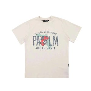 Palm Angels Graphic Tee Trouble in Paradise – 16, L
