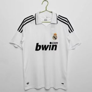 Adidas Real Madrid Home Jersey bwin Sponsor – 0809 Real Madrid home, L