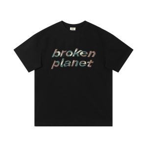 Broken Planet Graphic Tee Camouflage Logo – Style #44, L