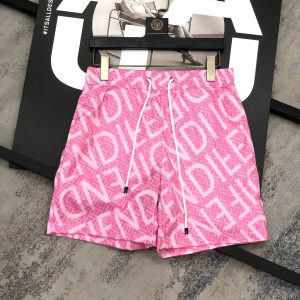 Fendi Logo-Print Shorts FF Monogram – 3XL