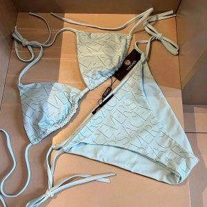 Versace Triangle Bikini Set Logo-Print – 030343064, L