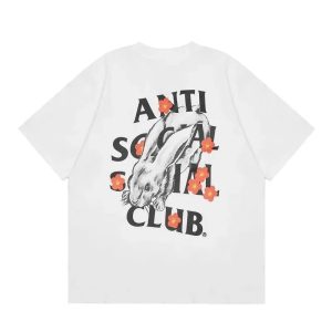 Anti Social Social Club Graphic Tee Rabbit Floral – 3XL