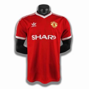 Adidas Manchester United Home Shirt Sharp Sponsor 1983-84 – Option 4F271CF3, L