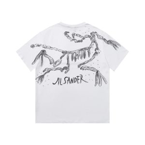 Arc'teryx Graphic T-Shirt Dinosaur Skeleton Print – L026 (white), L
