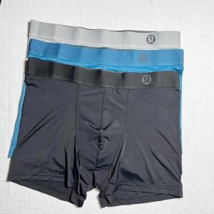 Lululemon 3 Pac Underpants Black / Light Blue / Grey – L