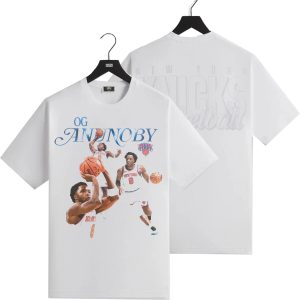 Kith × NBA OG Anunoby Tee New York Knicks Graphic – K-285 white, L