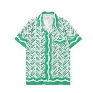 Casablanca Short-Sleeve Shirt Wave Print – Q96 – As Pictured, XXXL