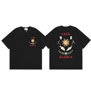 Casablanca Graphic Tee Sun & Laurel Print – Option 3EAD016C, L
