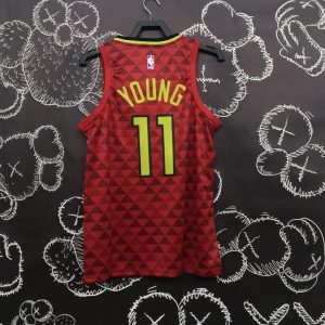 Nike Atlanta Hawks Jersey Red / Black – L
