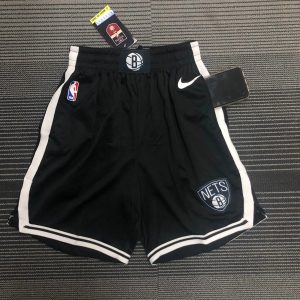Nike Brooklyn Nets Shorts Black / White – L