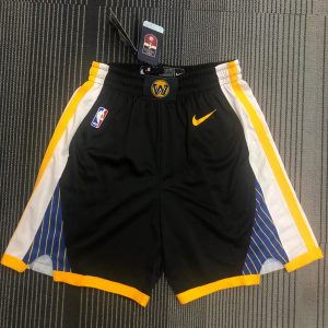 Nike Golden State Warriors Shorts Black / Yellow – L