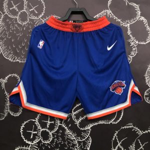 Nike New York Knicks Shorts Blue / Orange – L