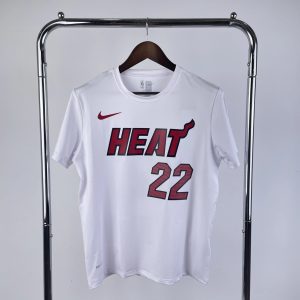 Nike Miami Heat Butler Shirt White / Red – L