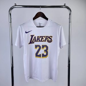 Nike Los Angeles Lakers James Shirt White / Purple – L