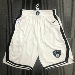 Nike Brooklyn Nets Shorts White – L