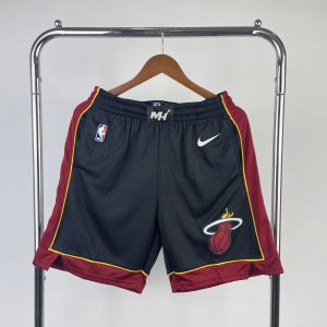 Nike Miami Heat Shorts Black / Red – L