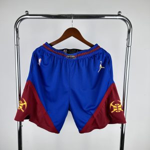 Nike Air Jordan Denver Nuggets 2022/23 Shorts Blue / Red – L