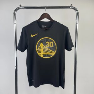 Nike Golden State Warriors Shirt Black / Yellow – L