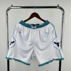 Nike Air Jordan Charlotte Hornets City Shorts White / Blue – L