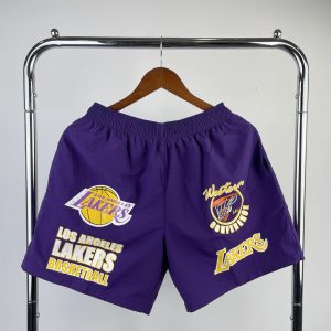 Los Angeles Lakers Shorts Purple / Yellow – L