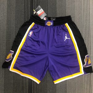 Nike Air Jordan Los Angeles Lakers 2020/21 Jersey Purple / Black – L