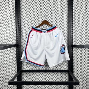 Nike Miami Heat Herro Shorts White / Blue – L