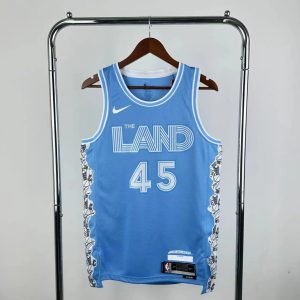 Nike Dri-FIT NBA Donovan Mitchell Cleveland Cavaliers 2024 Jersey Baby Blue – L