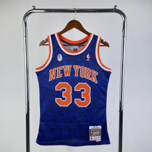BAPE x Mitchell & Ness New York Knicks Ewing Jersey Blue / Orange – L