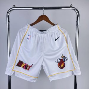 Nike Miami Heat Shorts 2022/23 Jersey White – L